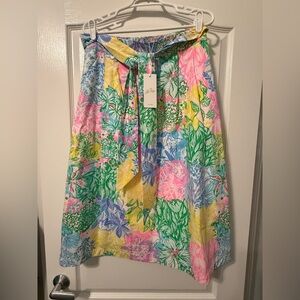 Lilly Pulitzer Rowena Midi Skirt in Multi Bright Delight Patch